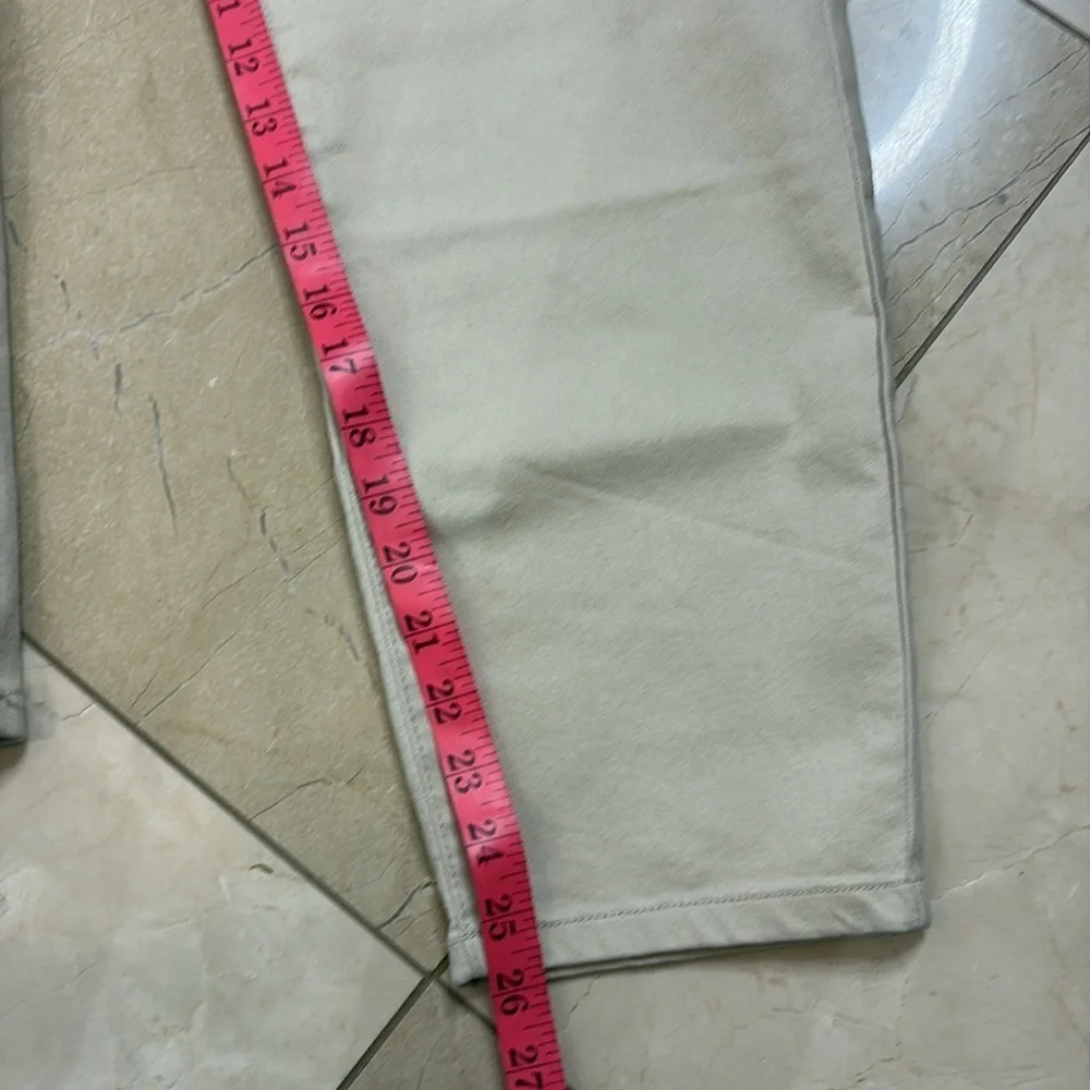 ⭐️ NWT- d.jeans recycled twill oatmeal cropped pants- size 20W - Picture 7 of 8